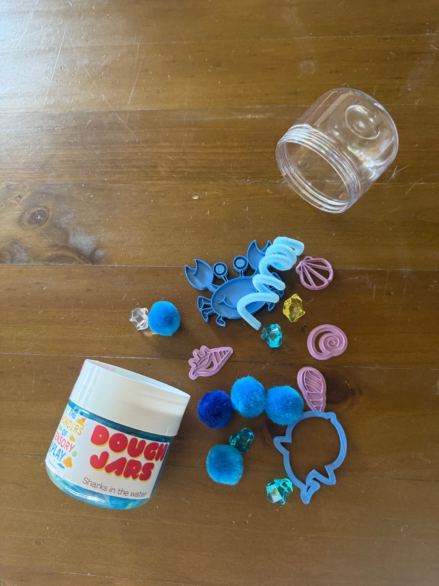 Dough Jars - Sharks in the water