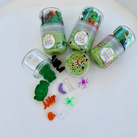 Monster Mash Play-dough Jar