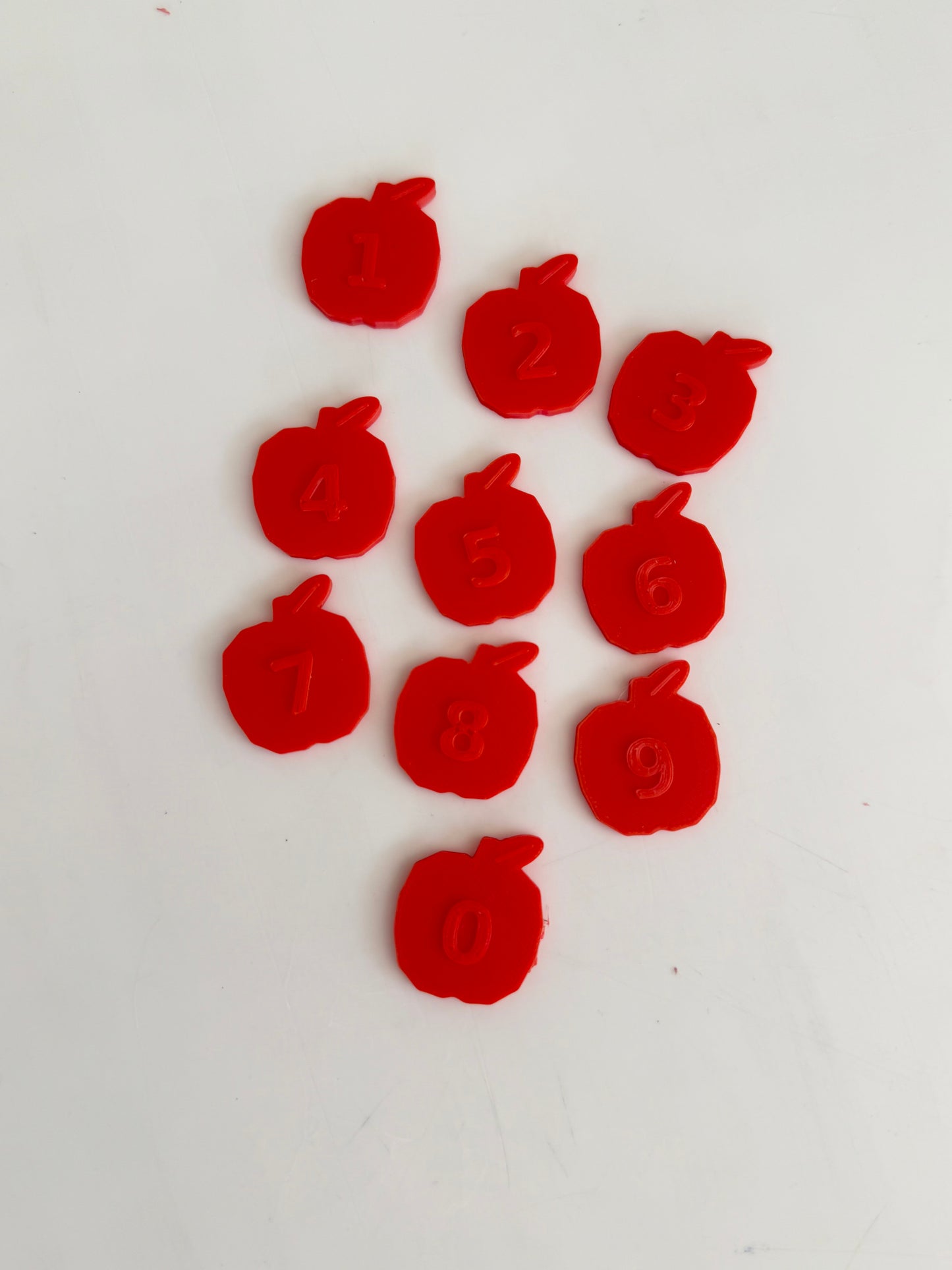 Apple Counting Playdough Set