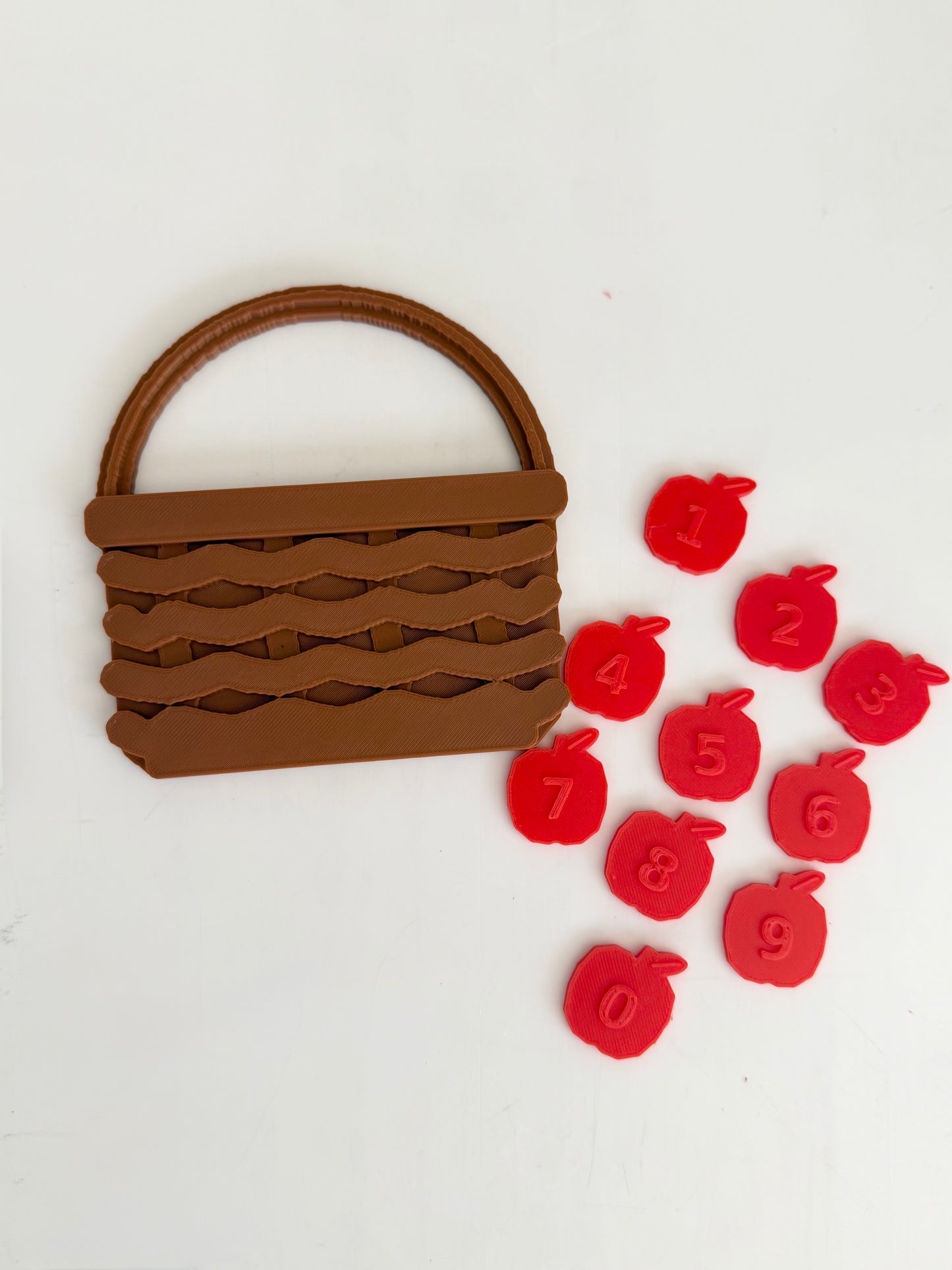 Apple Counting Playdough Set