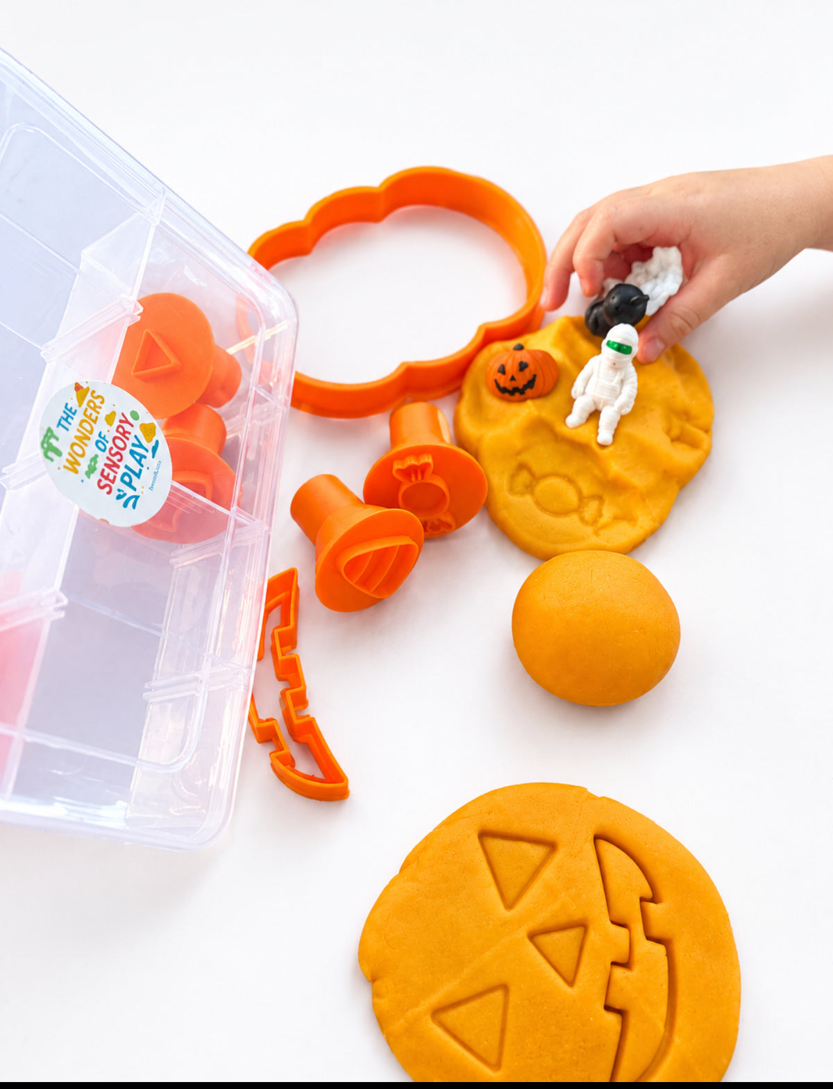 Jack-o’-lantern Play-dough Kit